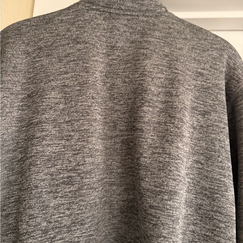 Banana Republic Gray Long Sleeve Polo Shirt. NWT. Quarter zip fleece adidas - Picture 10 of 11
